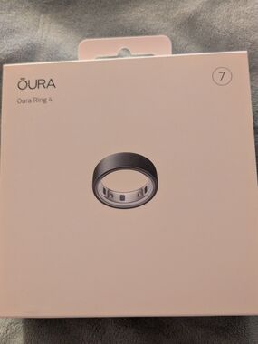 Oura Ring Gen 4 - Size 7 - Stealth
